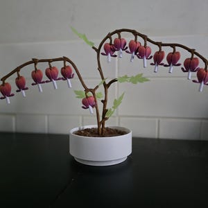 Customizable 3d printed bleeding hearts note and jewelry box