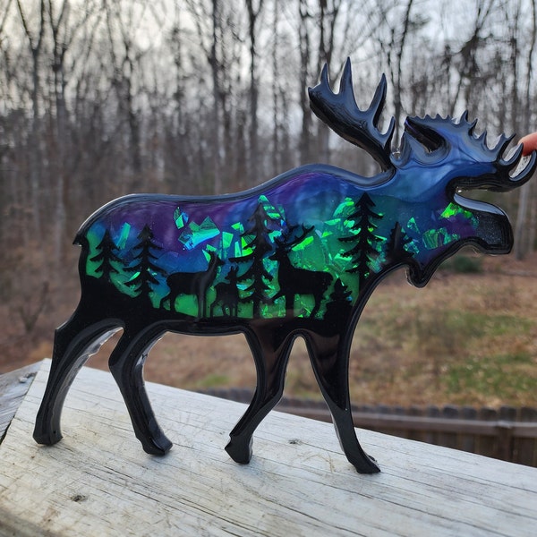 Northern Lights Moose