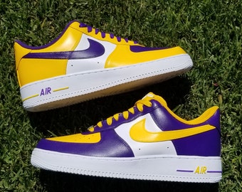 lakers nike air force one