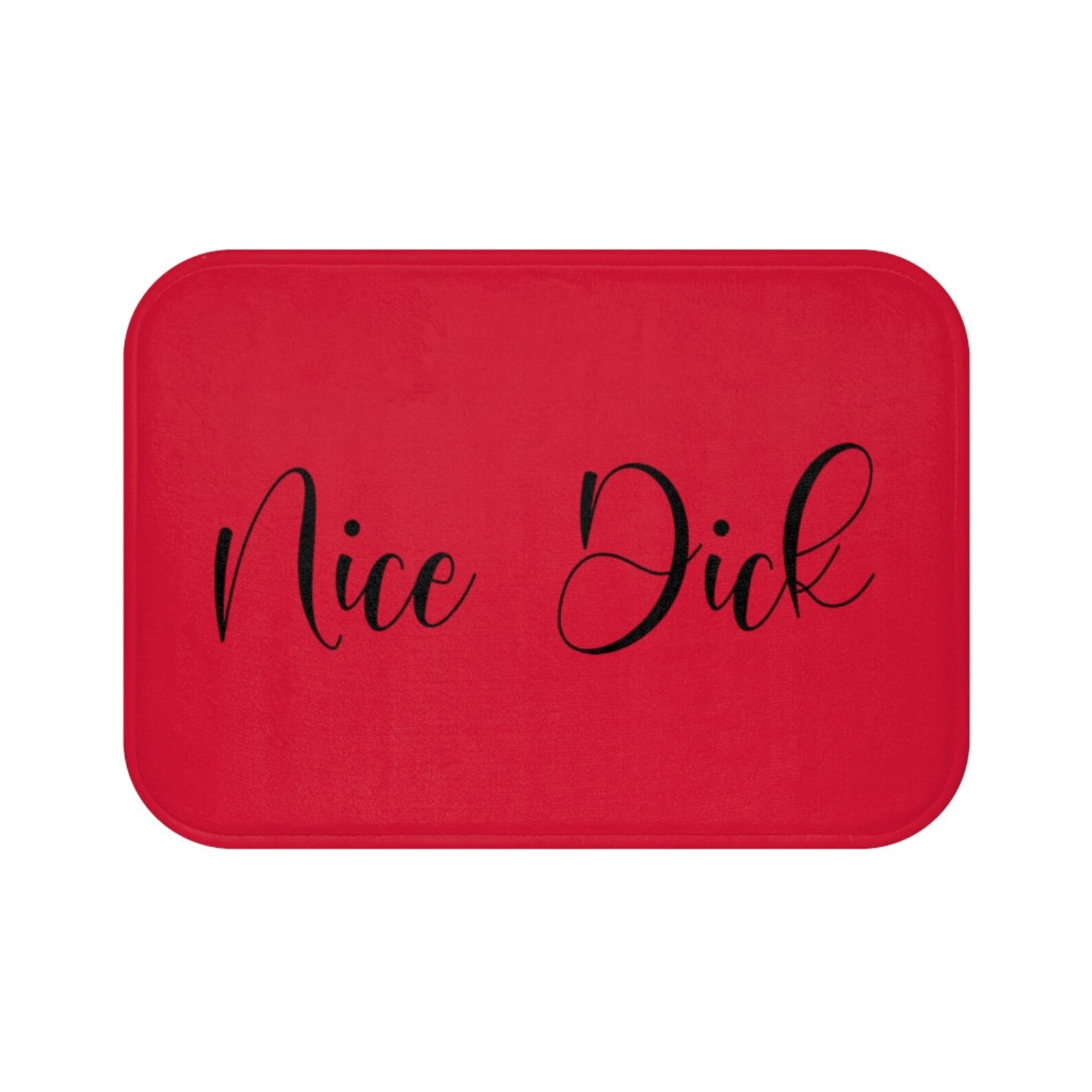 Funny Bath Mat Bath Mat Bathroom Decor Nice Dick Bathmat Etsy