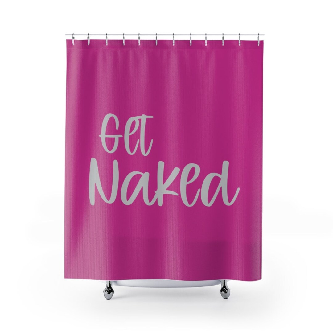 Shower Curtains, Funny Shower Curtains, Get Naked, Bathroom Decorcopy of Shower Curtains Etsy