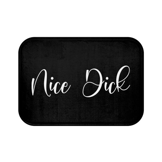 Bath Mat Funny Bath Mat Humor Bath Mat Bathroom Decor Nice Etsy UK