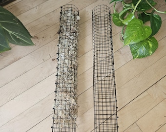18 Inch Unfilled Moss Pole | Stackable Plant Support for Climbing Tropicals