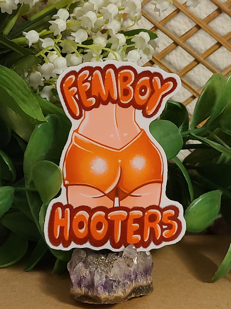 Femboy Hooters Sticker 
