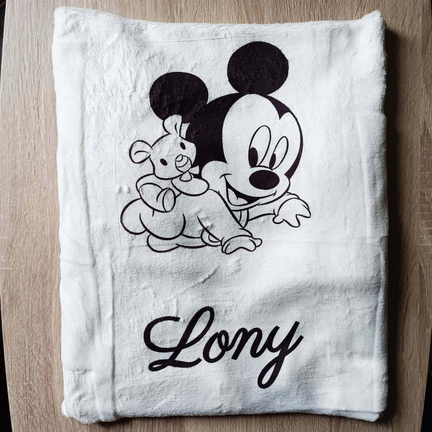 Couverture Plaid Personnalisé Mickey