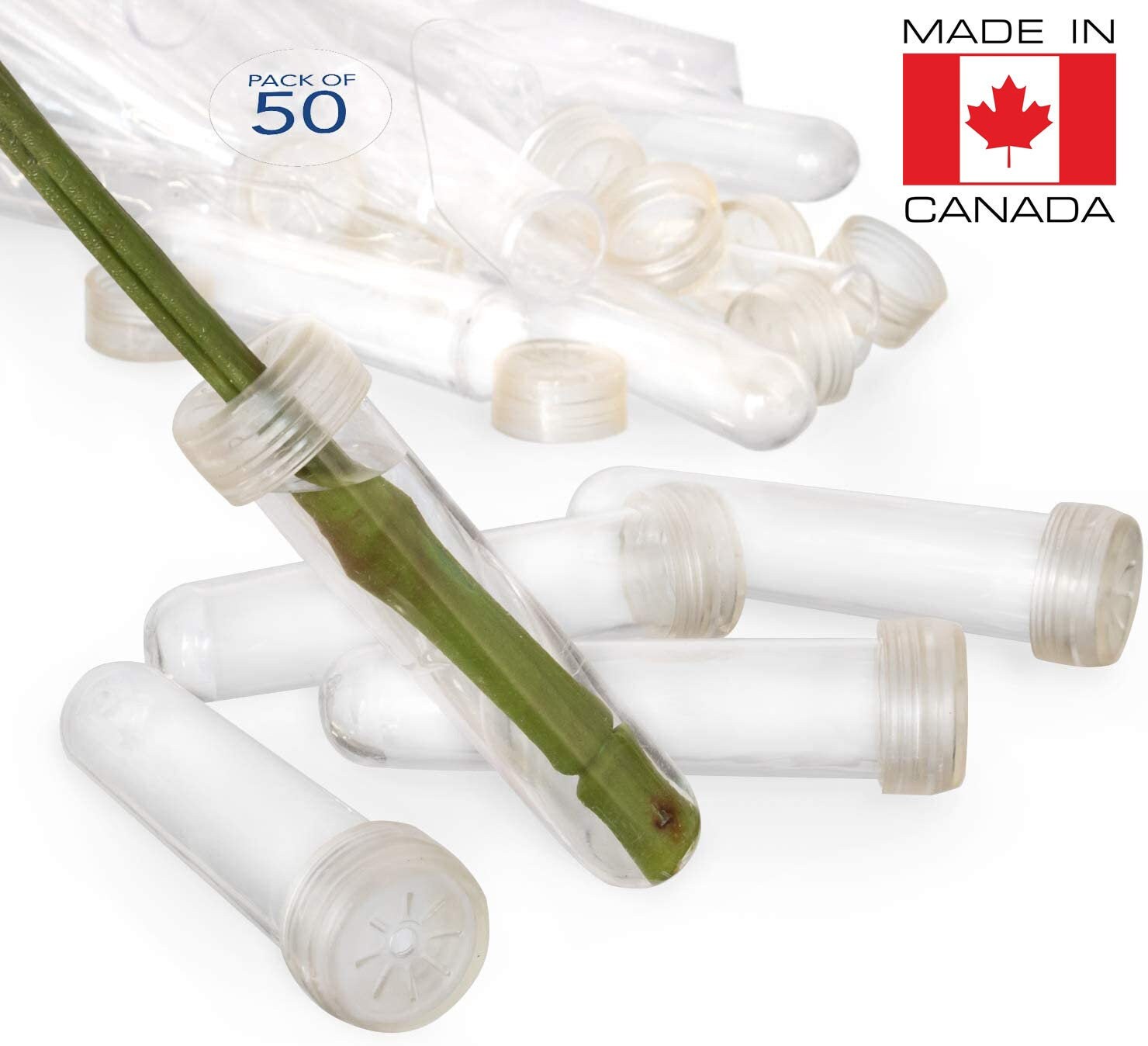 Floral Water Tubes 50 Pack / 3 in for Fresh Flower Etsy