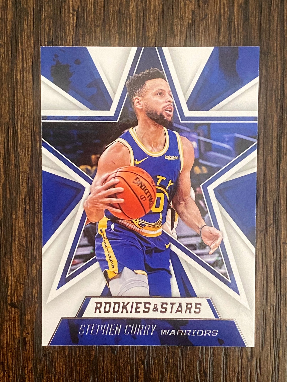 Steph Curry Basketball Card Golden State Warriors Etsy