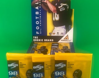 Peyton Manning ROOKIE Card Hunt • 1998 Score Football Factory-Sealed HOBBY Packs • Possible Manning/ Randy Moss RC • 1-Pack or 3-Pack Bundle