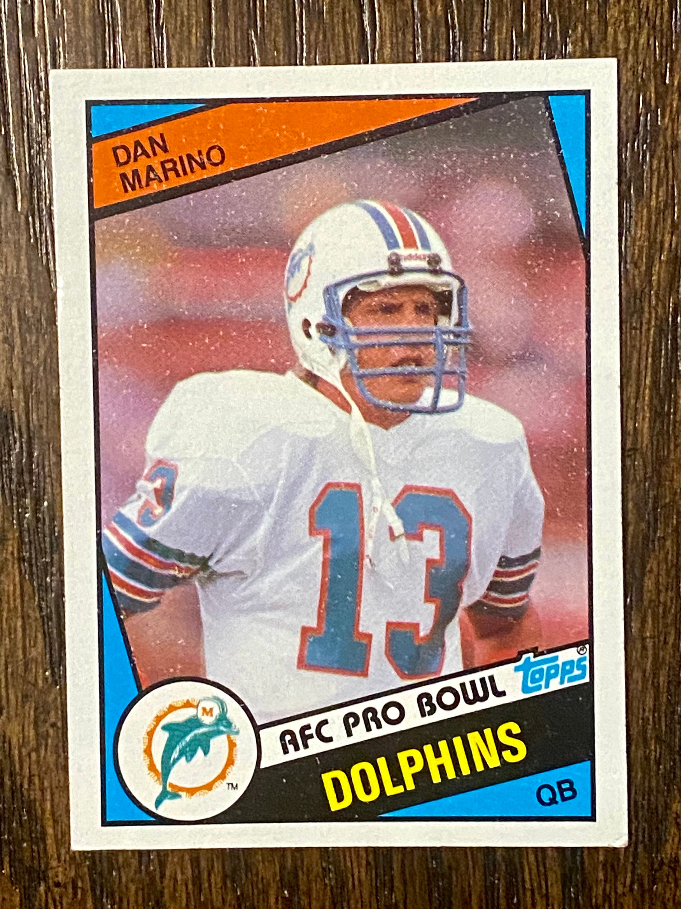 Dan Marino RC ORIGINAL Rookie Card 123 1984 Topps NFL - Etsy