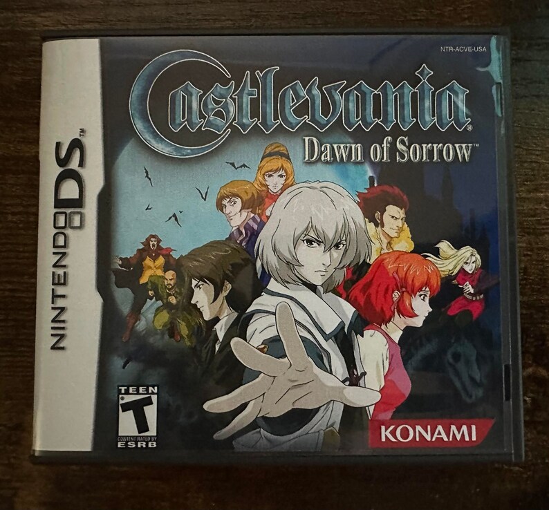 Castlevania Dawn of Sorrow Nintendo DS Reproduction Etsy Castlevania Dawn of Sorrow Nintendo DS Reproduction Etsy