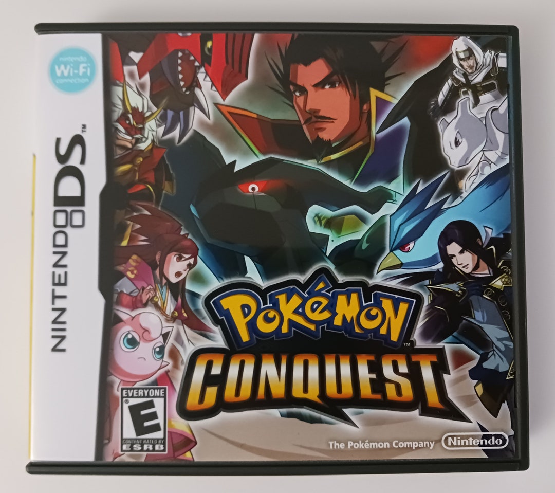 Pokémon/pokemon Conquest Nintendo DS Reproduction/r4 ROM Etsy