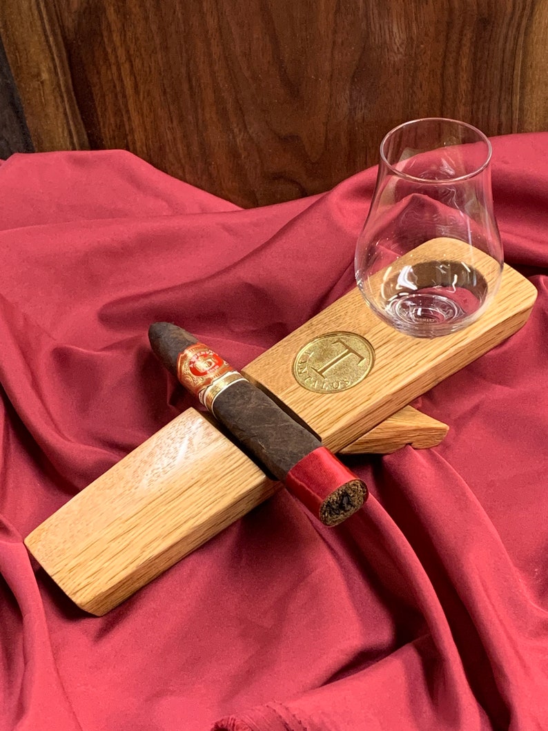 Glencairn Single Whisky Glass & Cigar Holder Etsy