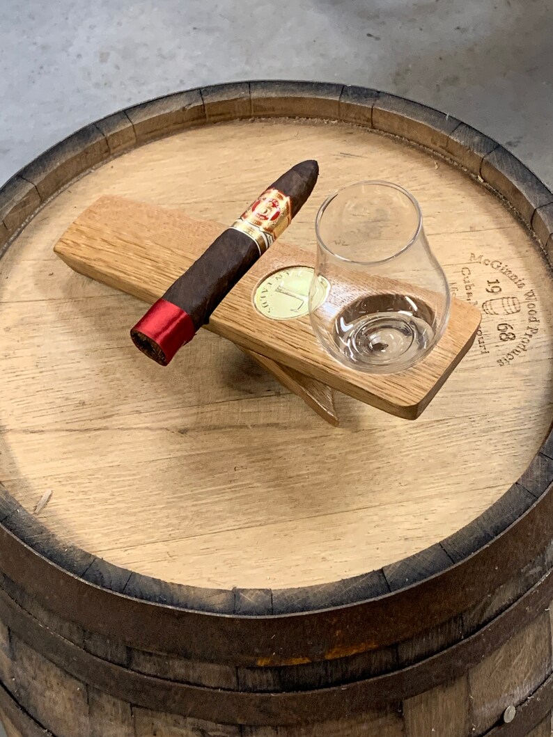 Glencairn Single Whisky Glass & Cigar Holder Etsy