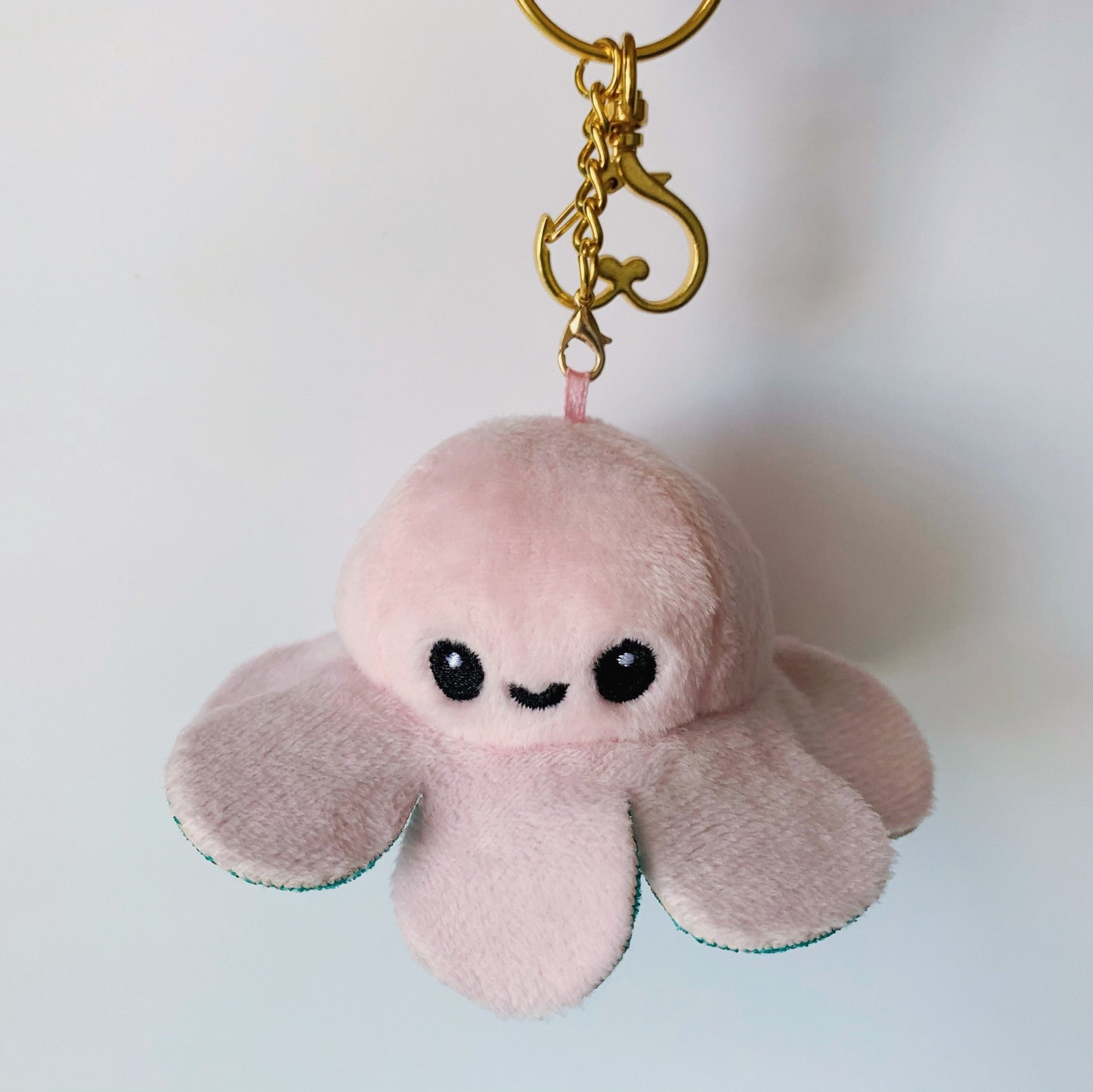 Reversible Flippable Octopus Plushie Keychain | Etsy