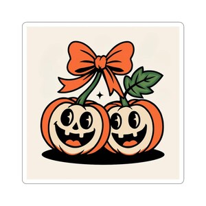 Cute Halloween Pumpkin Stickers
