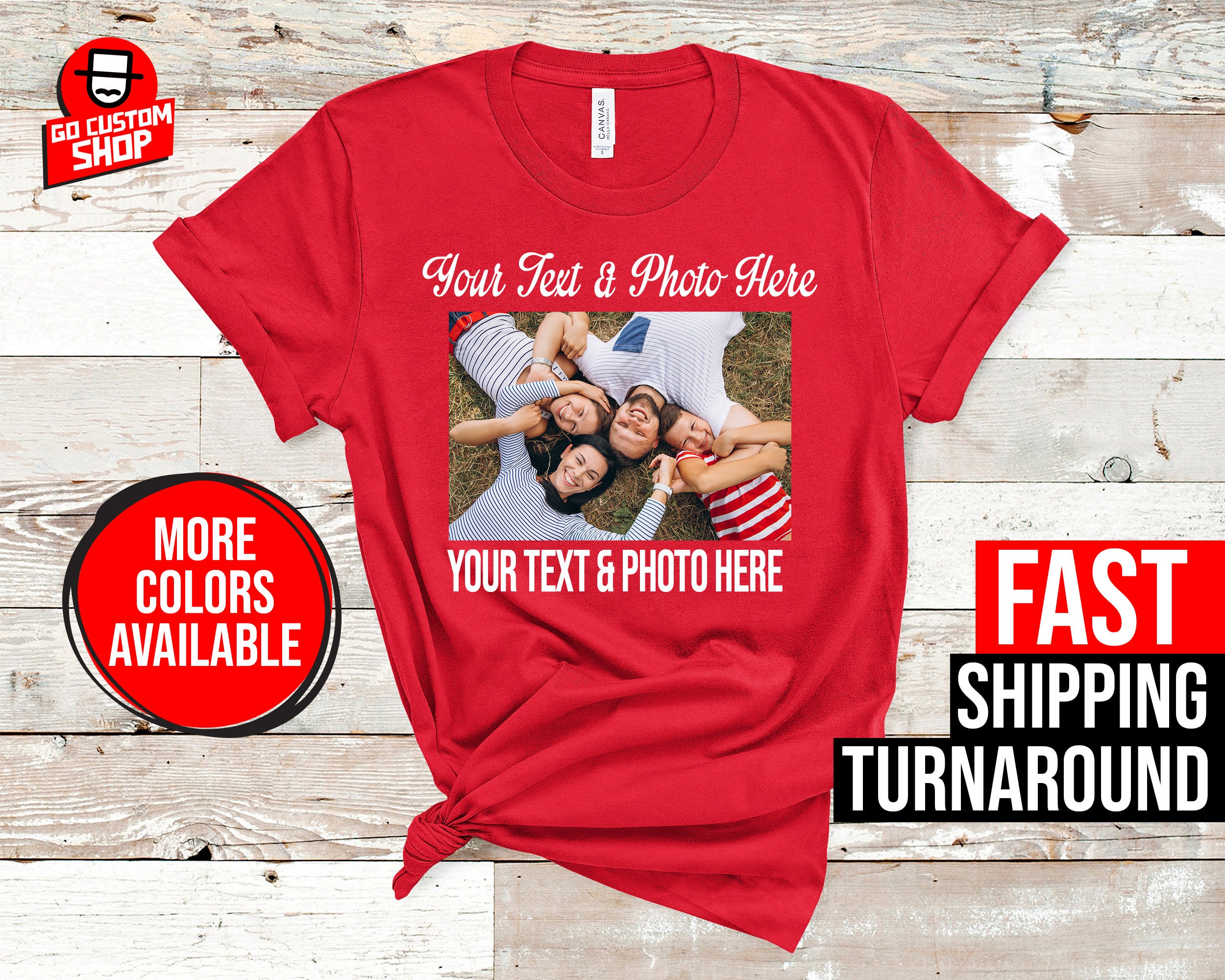 Custom Photo Shirt Your Photo Shirt Custom Shirt Photo Etsy