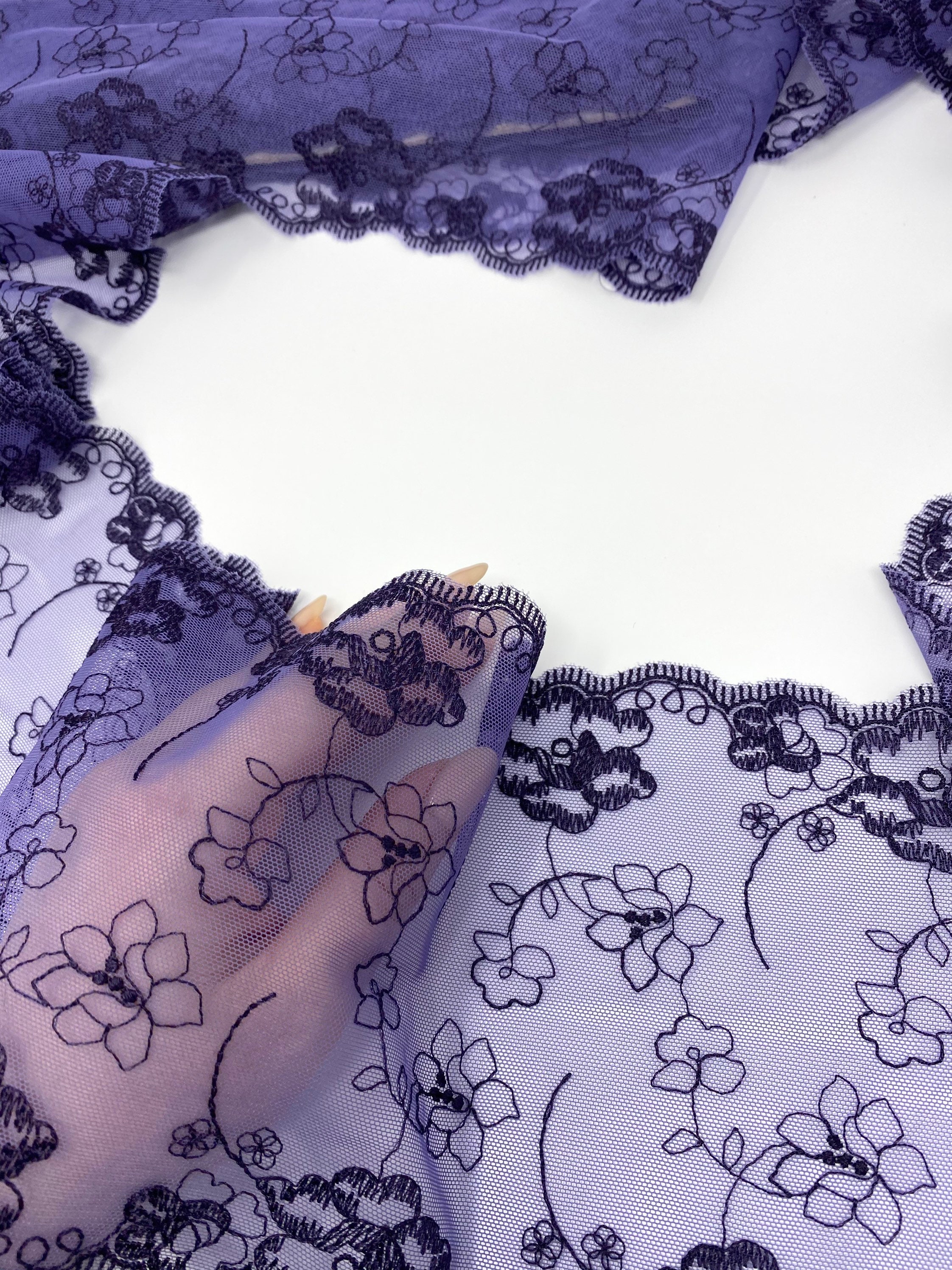 Lavender Muted Pastel Purple Eggplant color Soft Tulle Etsy