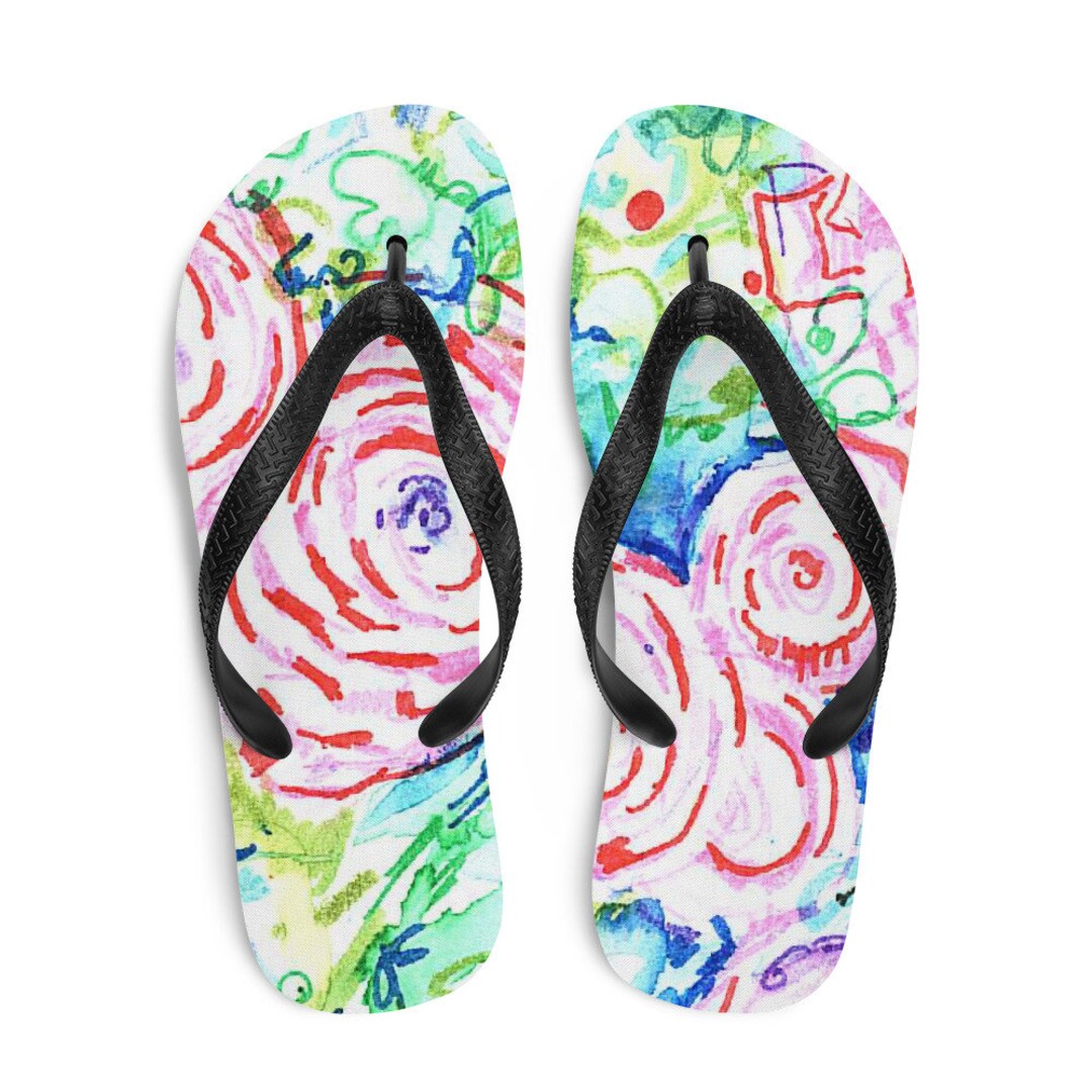 Designer Flip Flops, Beachwear, Beach, Women's Flip Flops, Flip Flops