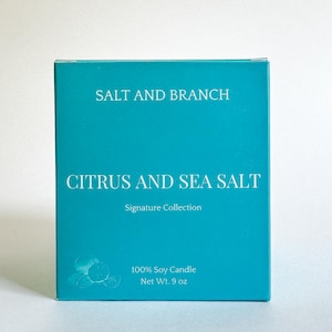 Citrus and Sea Salt Soy Candle