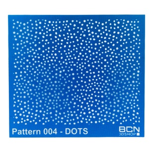 Dot Pattern Silk Screen for Polymer Clay