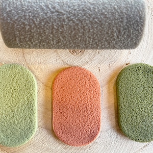 Rullo per texture in carta vetrata per argilla polimerica | modelli in pasta polimerica | Grana della consistenza | Modello in carta vetrata con argilla polimerica
