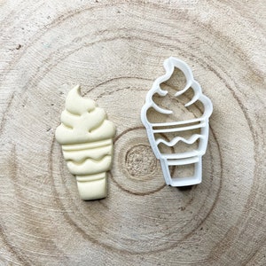 Eiscreme Sommer Ton Ausstecher, Softeis Sommer Polymer Clay Ausstecher Set, Keks & Fondant Ausstecher