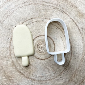 Eiscreme-Sommer-Tonausstecher, Eis am Stiel-Sommer-Polymer-Ton-Ausstecher-Set, Keks- und Fondant-Ausstecher