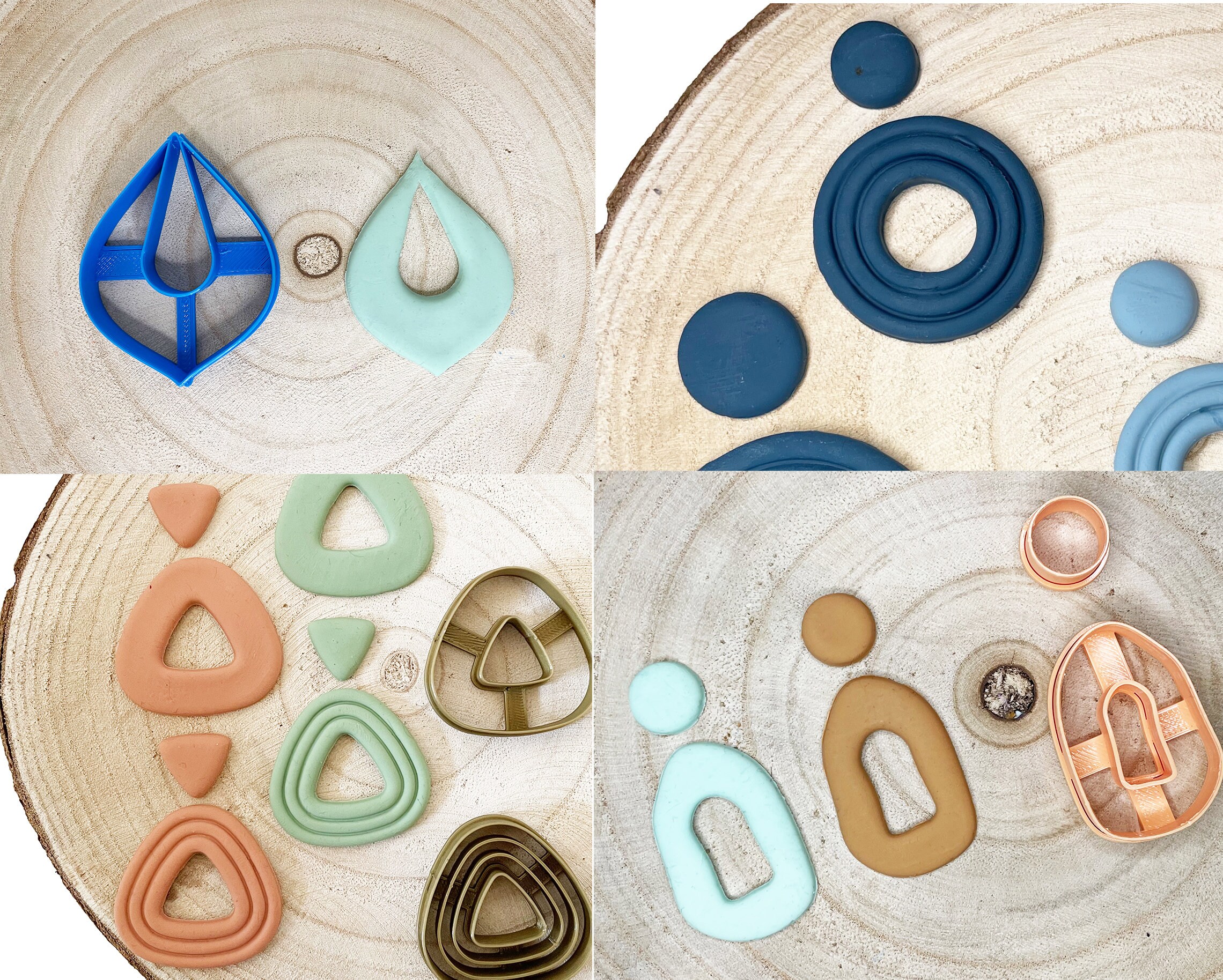 Polymer Clay Cutters Best Sellers Pack Ceramic Clay Cutters Etsy