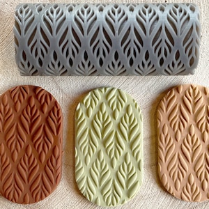Rouleau de texture en argile polymère | modèles en argile polymère | gaufreur de savon | textures | argile | Timbres en argile polymère