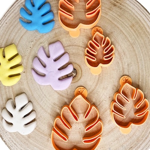 Montsera Leaf Polymer Clay Cutters - Different Sizes