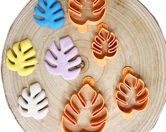 Montsera Leaf Polymer Clay Cutters - Different Sizes