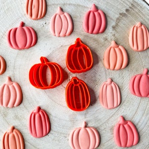 Coupe-argile polymère citrouilles - Coupe-Halloween - Coupe-fondants et biscuits