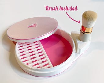 Polymer Clay Corn Starch Storage Box + Soft Brush