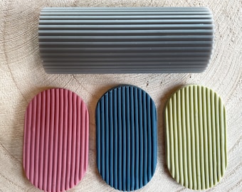 Polymer Clay Stripes Texture Roller | polymer clay patterns | Lines texture | Polymer Clay Stripes Pattern