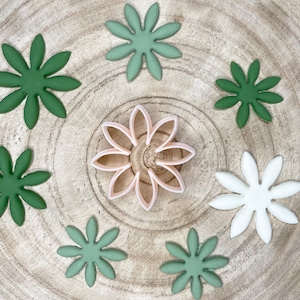 Flower Polymer clay shape cutter | Polymer clay supplies | Daisy fondant cutter