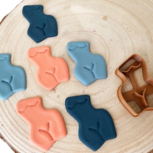 Female Body Polymer Clay Cutters - Earring supplies  - Fondant and Cookie Cutters