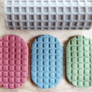 Polymer Clay Texture Roller | Polymer Clay Tools | Square Texture | Geometric Pattern