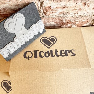 Custom Business Logo Stamp - 7x10cm - Stamp for Fabric, paper, Cardboard