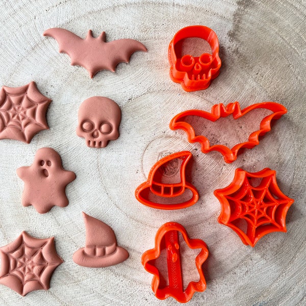 Halloween Polymer clay cutters - holidays - earring cutters - Fodant and Cookie Cutters