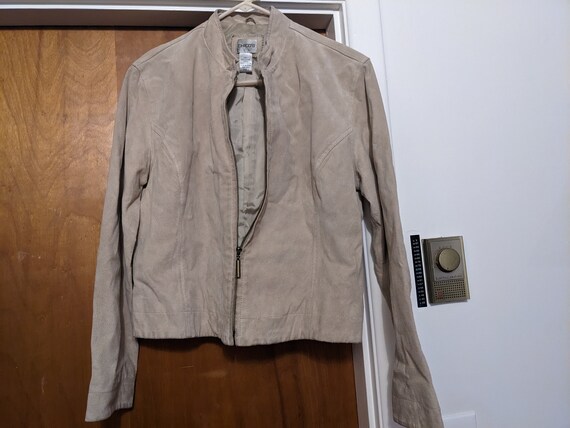 Buy Womens Chicos Suede leather Jacket Size 1 Online in India Etsy