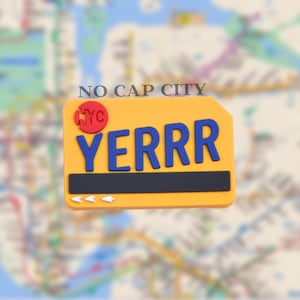 NYC Metrocard &quot;YERRR&quot; - Shoe Charm