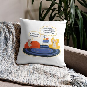 CBT Therapy Pillow Case, Therapy Office Decor, Therapy Office Pillows, Therapist Gift, Mental Health, Office Decor, Throw Pillow Case, 18x18