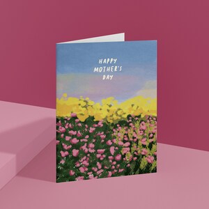 Mother's Day card, oleanders in bloom