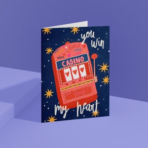 Tu as gagné mon coeur! Carte amour