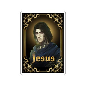 Viktor Jesus Die-Cut Stickers, Arcane, League of Legends, Meme