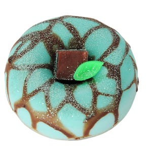 Chocolate Mint Donut Soap: Vegan Novelty Dessert Soap