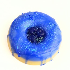 Blueberry Glazed Donut Soap: Novelty Dessert Party Favor