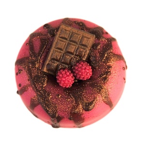 Raspberry Donut Soap, doughnut, dessert, novelty, party favors, glitter, Berry, Birthday, Easter, Mother&#39;s Day