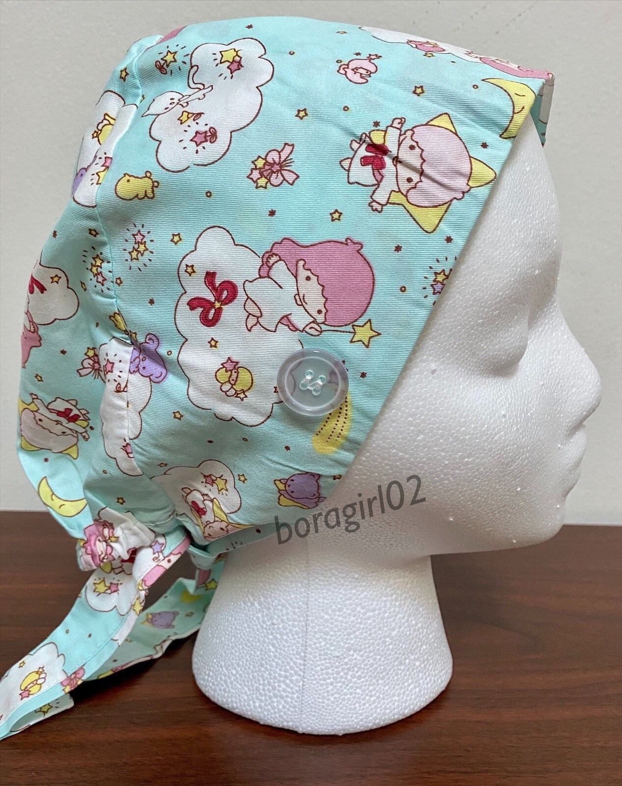 SANRIO Green Little Twin Stars Cartoon 