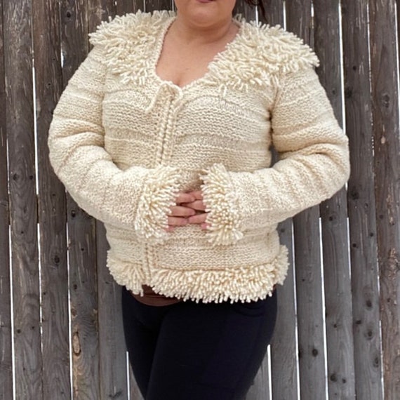 Otavalo Native American Cardigan Sweater Handmade
